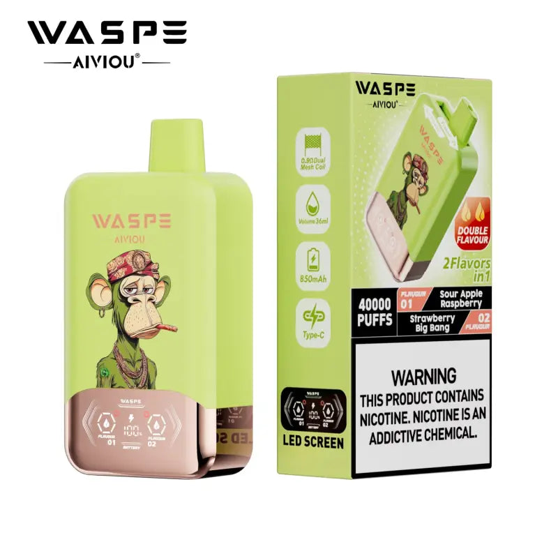 WASPE 40K — Manzana ácida frambuesa / Strawberry Big Bang