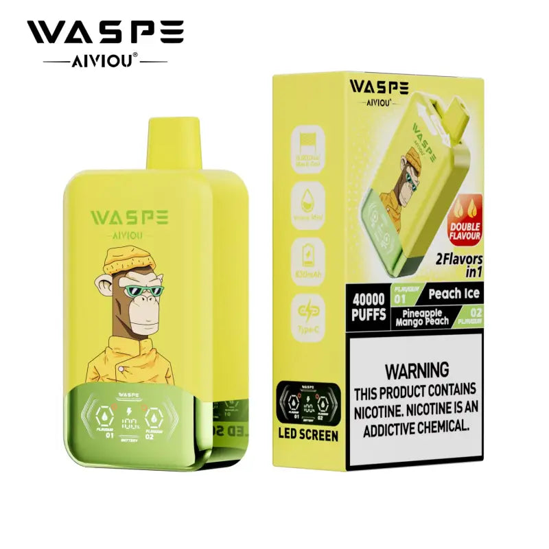 WASPE 40K — Melocotón helado / Piña mango melocotón