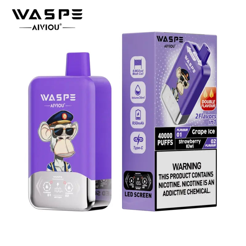 WASPE 40K — Uva helada / Fresa kiwi