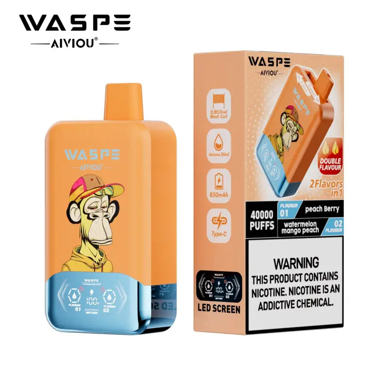 WASPE 40K — Melocotón frutos rojos / Sandía mango melocotón